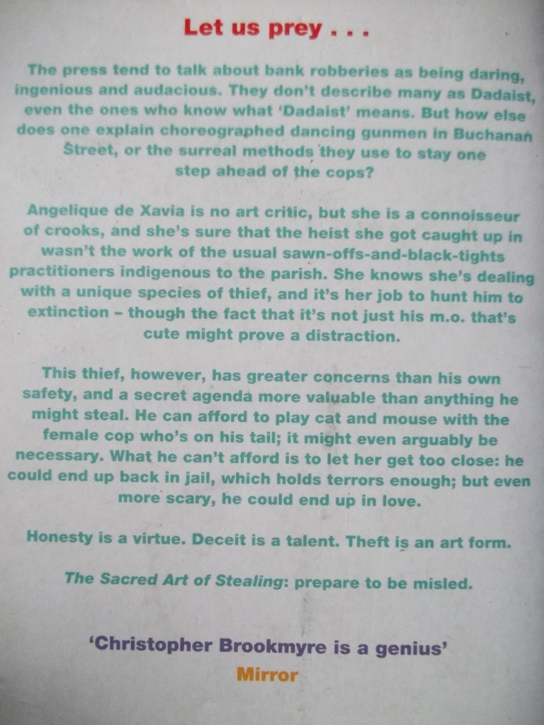 Christopher Brookmyre / The Sacred Art Of Stealing