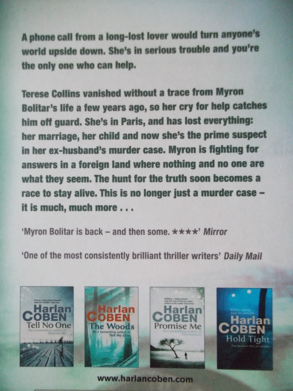 Harlan Coben / Long Lost ( Myron Bolitar - Book 9 ) Harlan Coben / Long Lost ( Myron Bolitar - Book 9 )