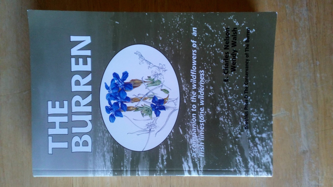 E Charles Nelson & Wendy Walsh - The Burren : Wildflowers - A Companion to the wildflowers of an Irish Limestone Wilderness PB 1991 ( County Clare)