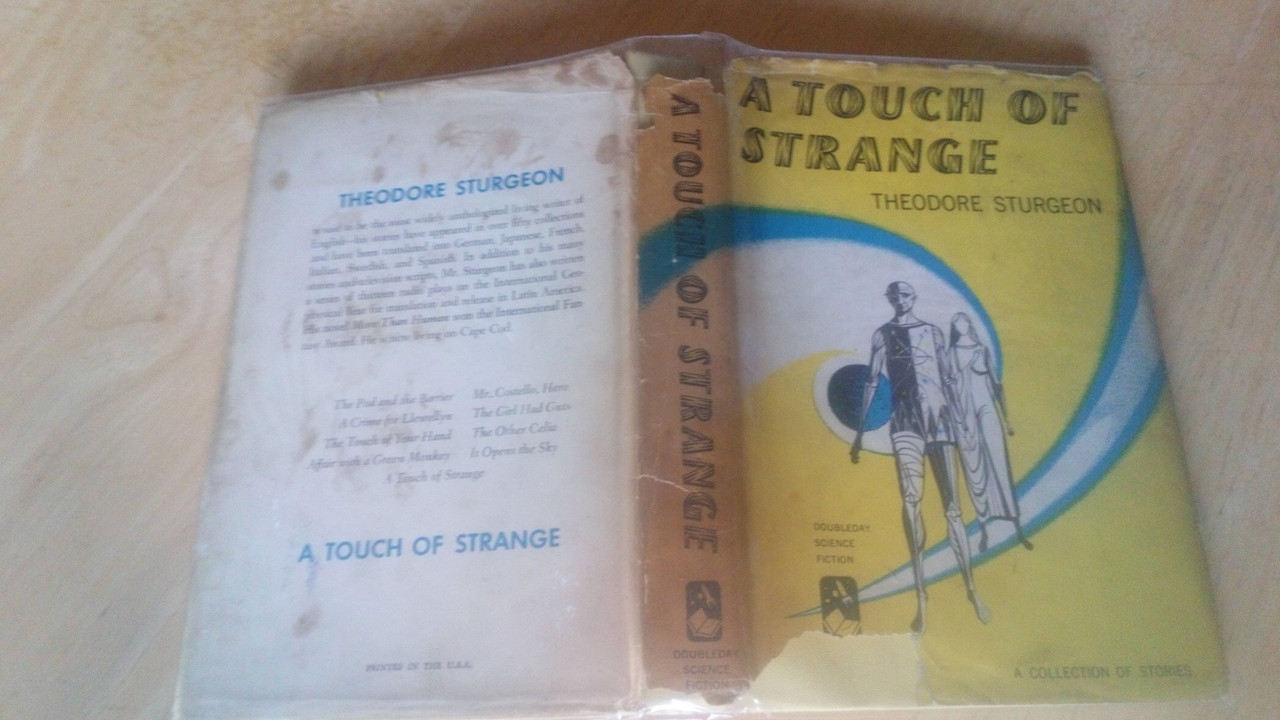 Sturgeon, Theodore - A Touch of Strange - Vintage Hardcover Short Stories - PB Science Fiction 1958