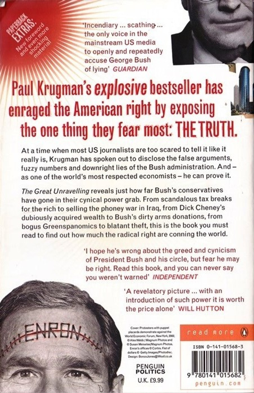 Paul Krugman / The Great Unravelling