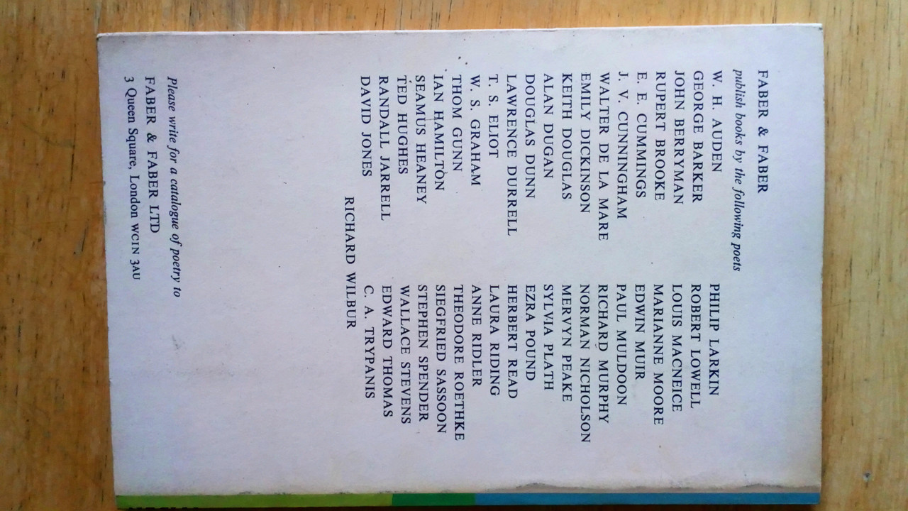 Richard Murphy  - High Island - Faber PB Poetry 1st Edition 1974