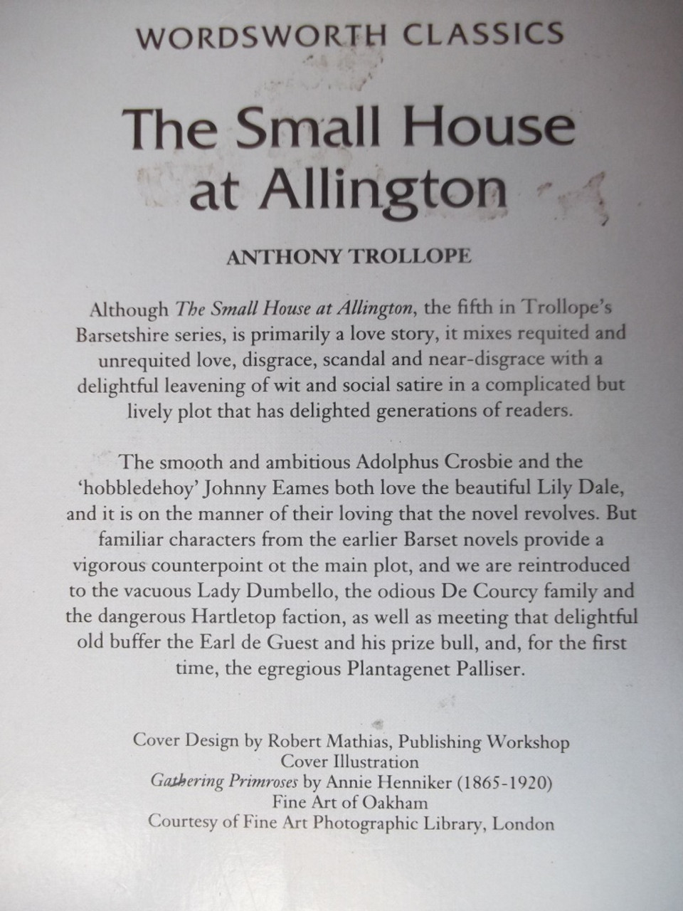 Anthony Trollope / The Small House at Allington