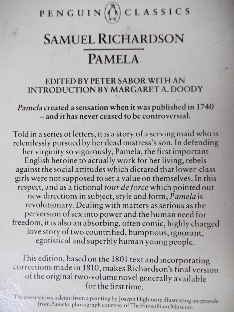Samuel Richardson / Pamela