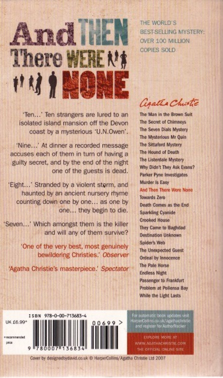 Agatha Christie / And Then There Were None