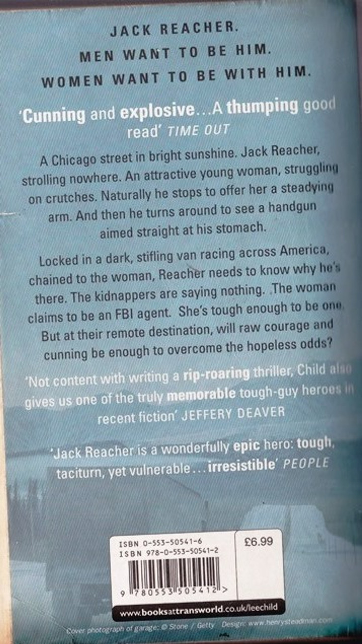 Lee Child / Die Trying ( Jack Reacher Series - Book 2 )