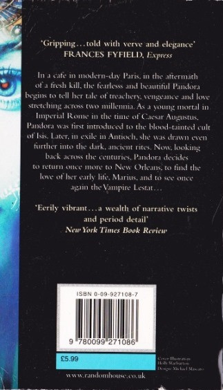 Anne Rice / Pandora ( New Tales of the Vampires )