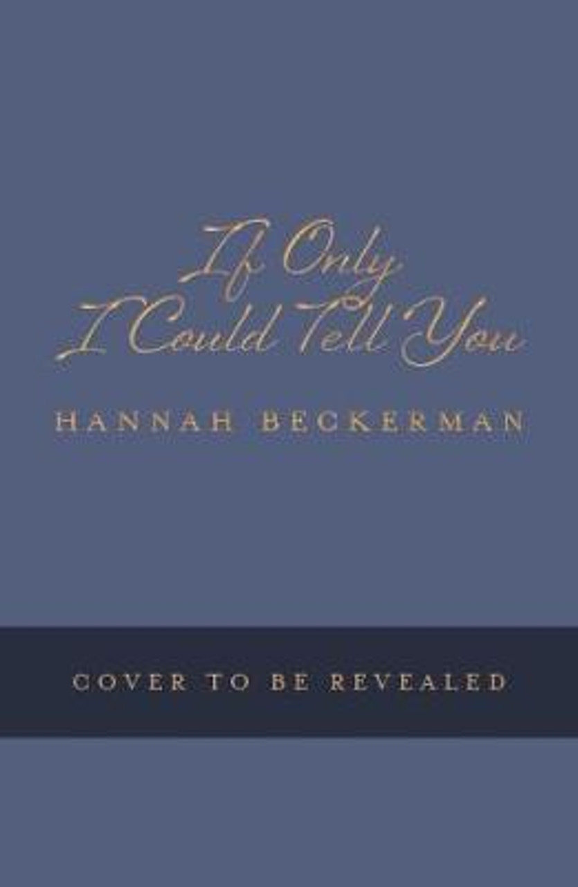 Hannah Beckerman / If Only I Could Tell You (Large Paperback)