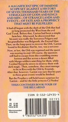 David Eddings / Castle of Wizardry - Belgariad Book 4