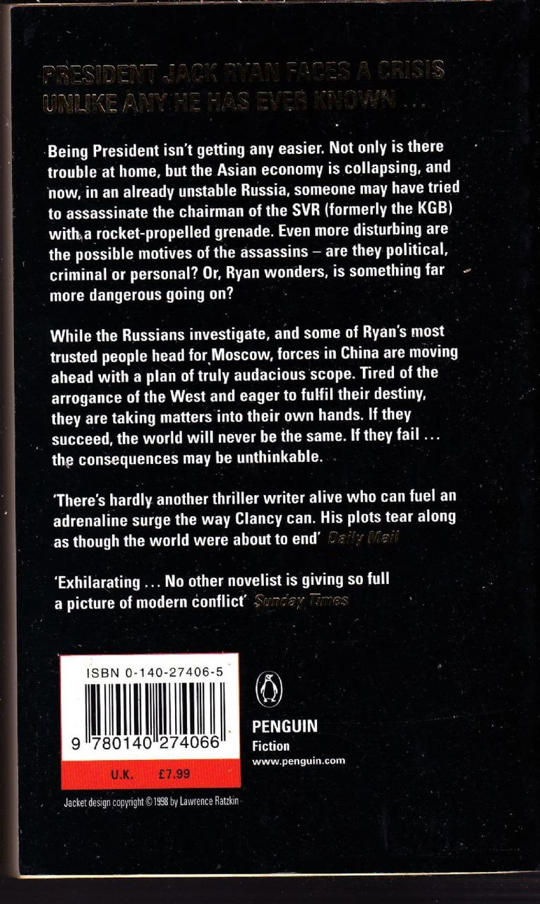 Tom Clancy / The Bear and The Dragon