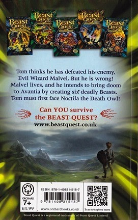 Adam Blade / Beast Quest: Noctilla, The Death Owl