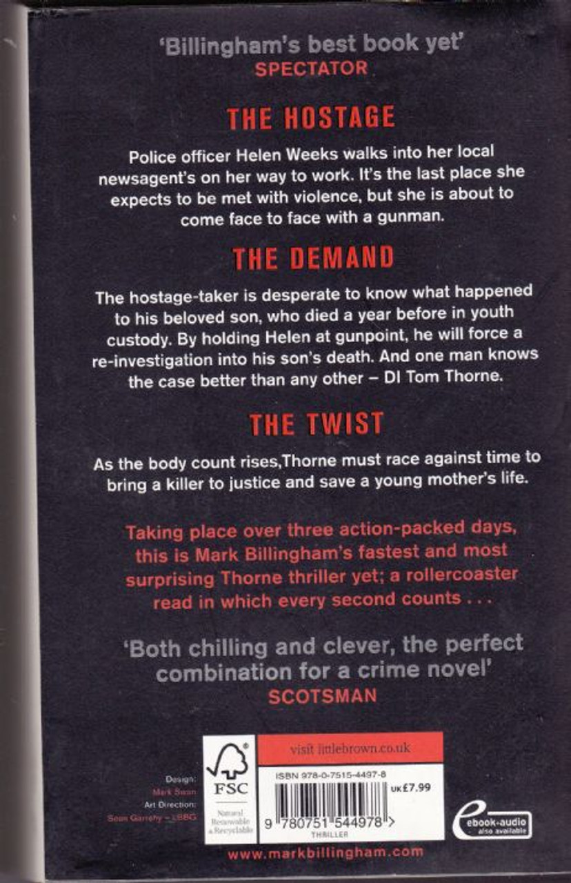 Mark Billingham / Good as Dead ( Tom Thorne Series - Book 10 )