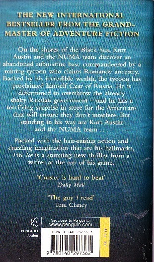 Clive Cussler / Fire Ice ( NUMA Files - Book 3 )