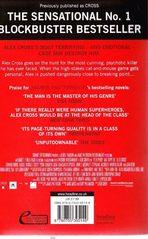 James Patterson /  Cross ( Alex Cross Series - Book 12)