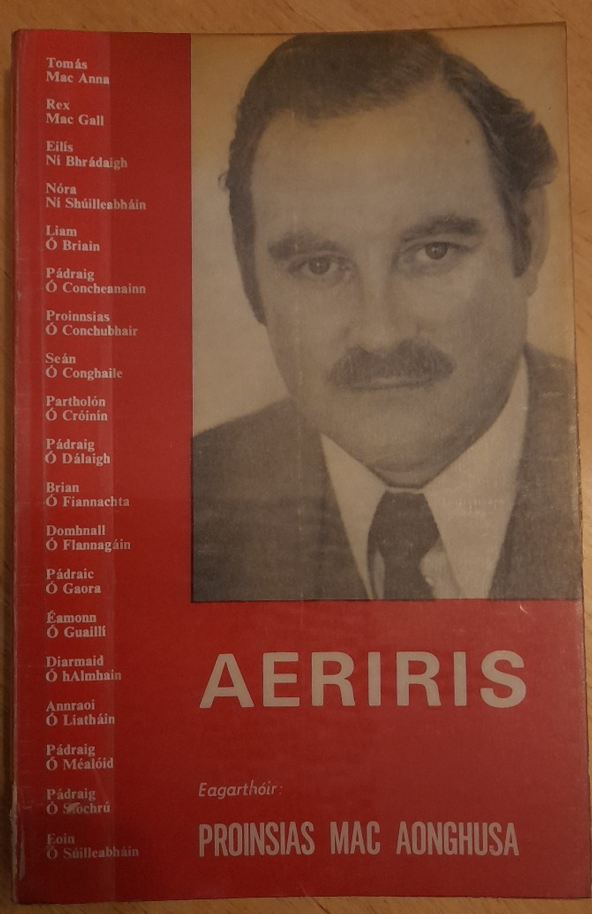 Mac Aonghusa, Prionsias - Aeriris - PB -Clochomhar, 1976 - As Gaeilge - Ex Libris