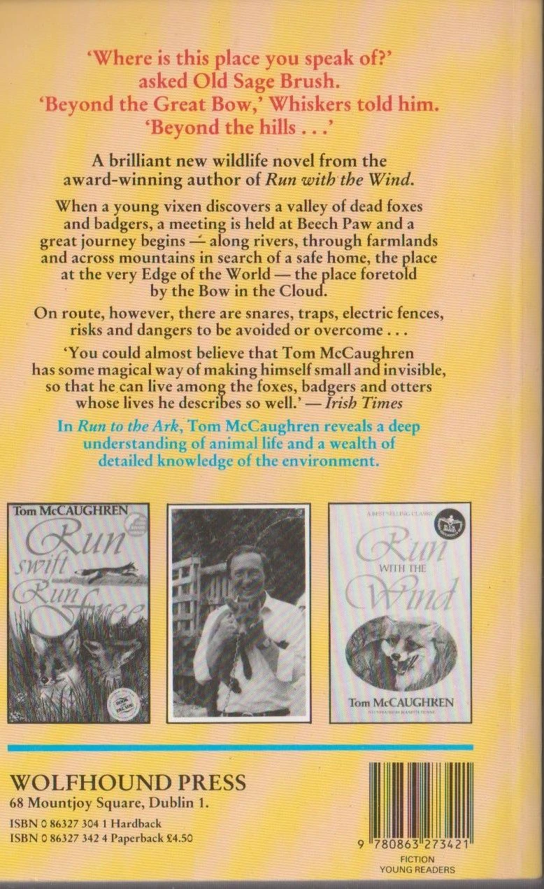 Tom Mccaughren / Run to the Ark ( Fox Series - Book 4 )