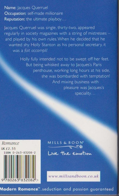 Mills & Boon / Modern / The Parisian Playboy