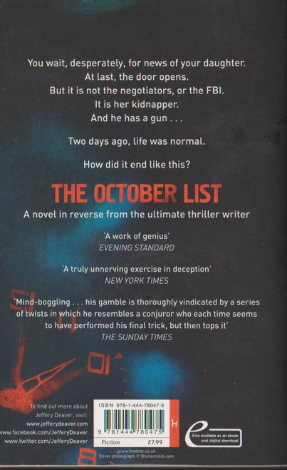 Jeffery Deaver / The October List