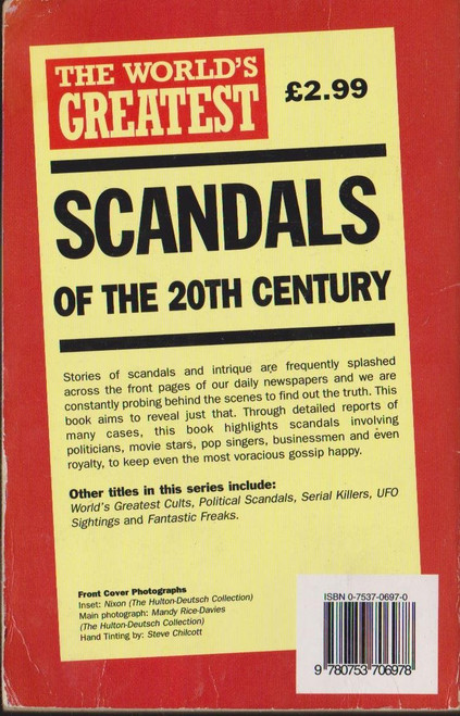 The Worlds Greatest Scandals of the 20th Century