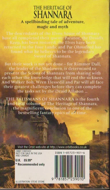 Terry Brooks / The Talismans of Shannara - Heritage of Shannara Quartet Book 4