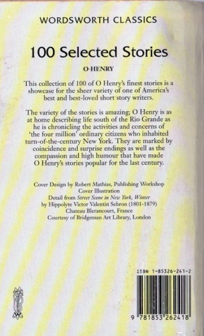 O Henry / 100 Selected Stories