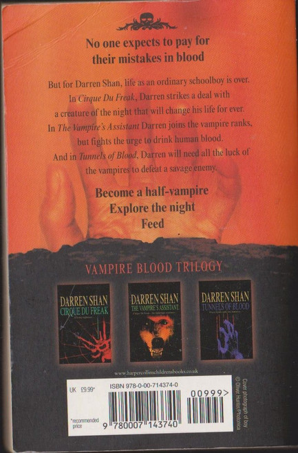 Darren Shan / Vampire Blood Trilogy ( Omnibus) ( Saga of Darren Shan, Books 1-3 )