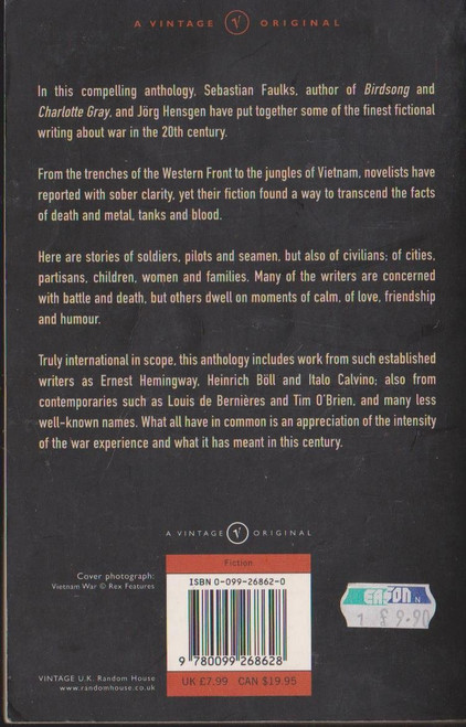 Sebastian Faulks / The Vintage Book of War Stories