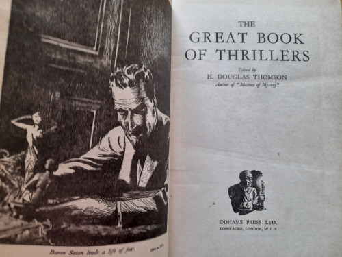 Thomson, H Douglas - The Great Book of Thrillers - HB Odhams - 1935