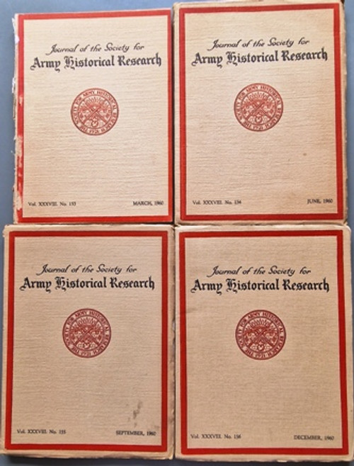 1960 (Complete Year) Journal Of The Society For Army Historical Research