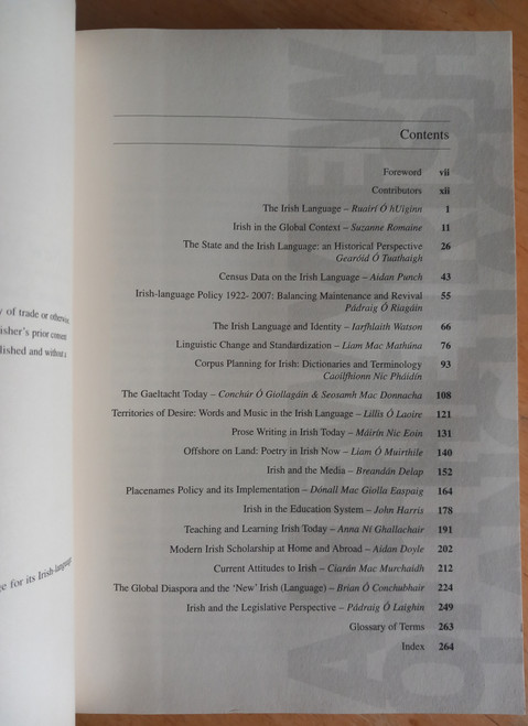CONTENTS PAGE