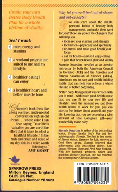 Stormie Omartian / Better Body Management