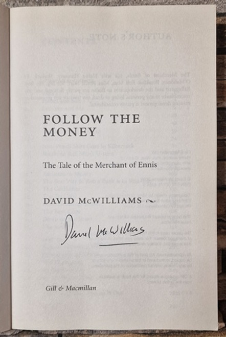 David McWilliams / Follow the Money (Signed by the Author) (Large Paperback)