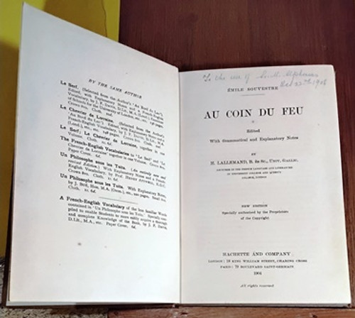 1904 Au Coin Du Feu by H. Lallemand