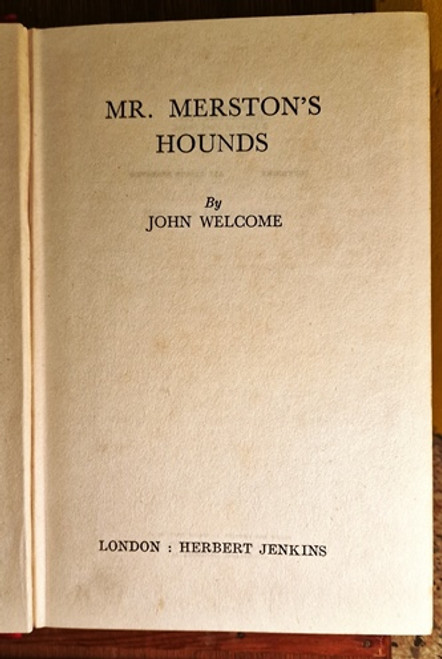 1953 Mr. Merston's Hounds by John Welcome