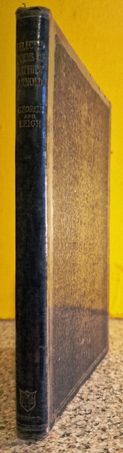 1909 Selected Poems of Matthew Arnold by Hereford B. George