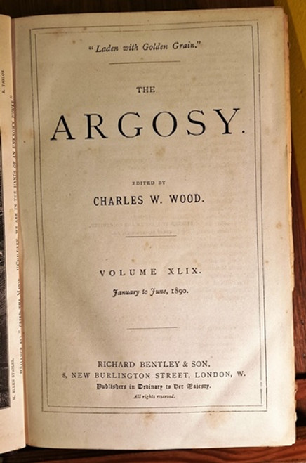 1890 The Argosy by Charles W. Wood