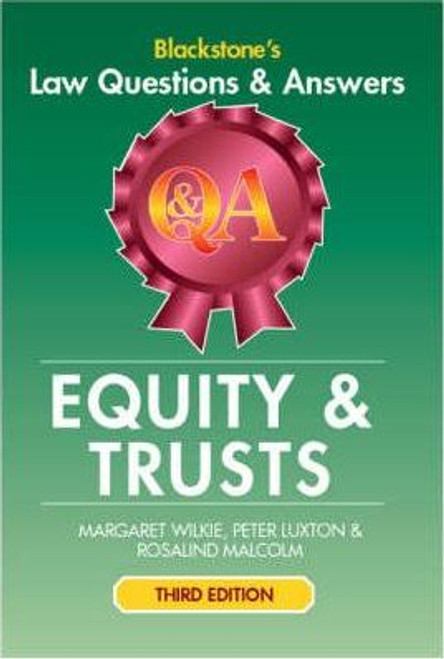 Margaret Wilkie / Blackstone's Law Questions and Answers - Equity and Trusts (Large Paperback) 3rd Edition