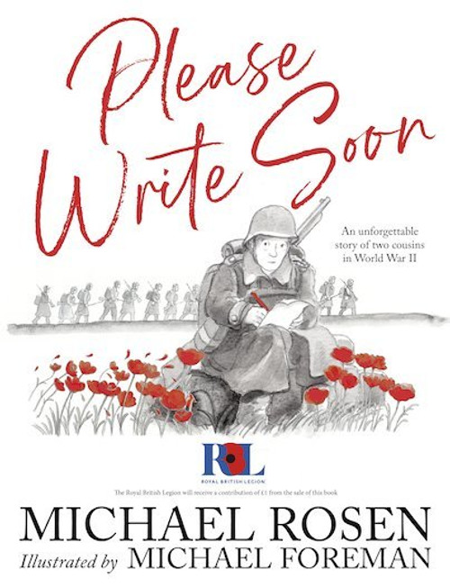 Michael Rosen / Please Write Soon: An Unforgettable Story of Two Cousins in World War II (Children's Picture Book)