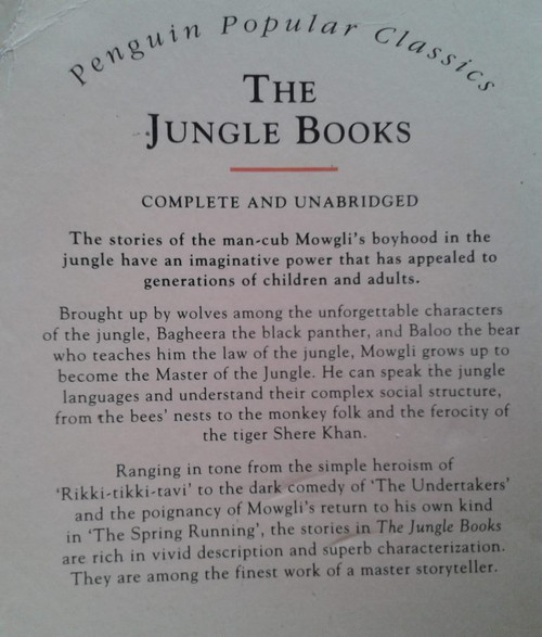 Rudyard Kipling / The Jungle Book Rudyard Kipling / The Jungle Book