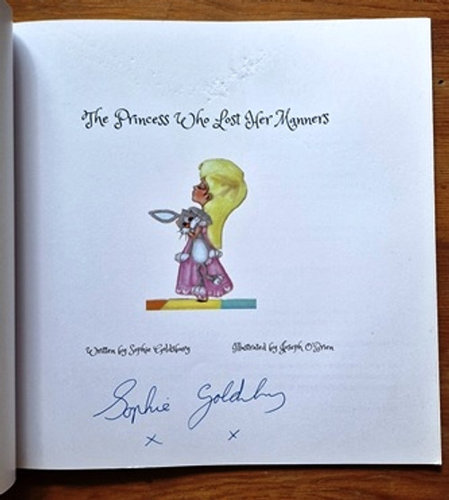 Sophie Goldsbury / The Princess Who lost Her Manners (Signed by the Author) (Children's Picture Book)