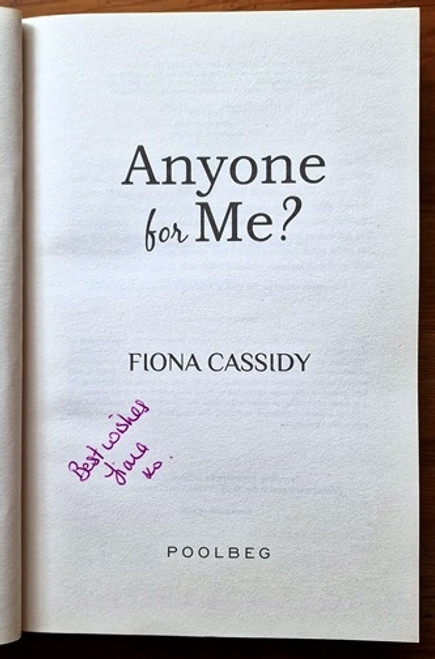 Fiona Cassidy / Anyone for Me? (Signed by the Author) (Large Paperback)
