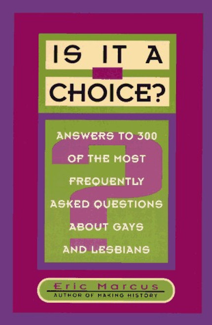 Eric Marcus / Is It a Choice? (Large Paperback)