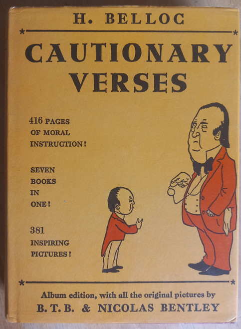 Hilaire Belloc - Cautionary Verses ( Album Edition, Illustrated -1985 - HB