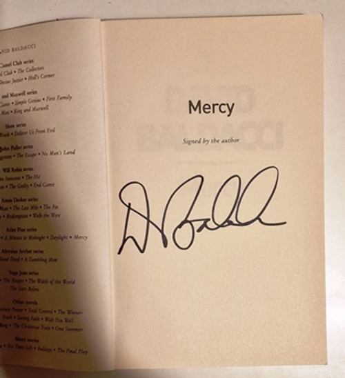 David Baldacci / Mercy (Signed by the Author) (Large Paperback)..