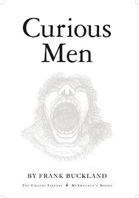 Frank Buckland / Curious Men (Large Paperback)