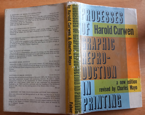 Harold Curwen & Charles Mayo - Processes of Graphic Reproduction in Printing  ( Revised HB  1949 ) - Originally 1934