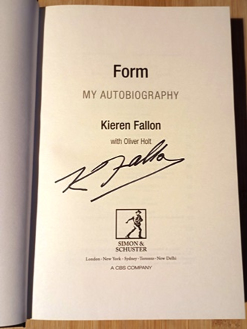 Kieren Fallon / Form (Signed by the Author) (Hardback)