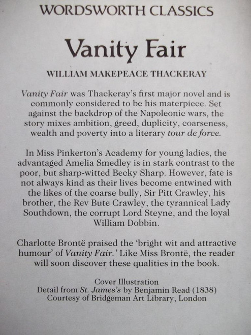 William Thackeray / Vanity Fair