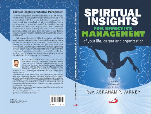 Abraham Varkey / SPIRITUAL INSIGHTS FOR EFFECTIVE MANAGEMENT (Large Paperback)