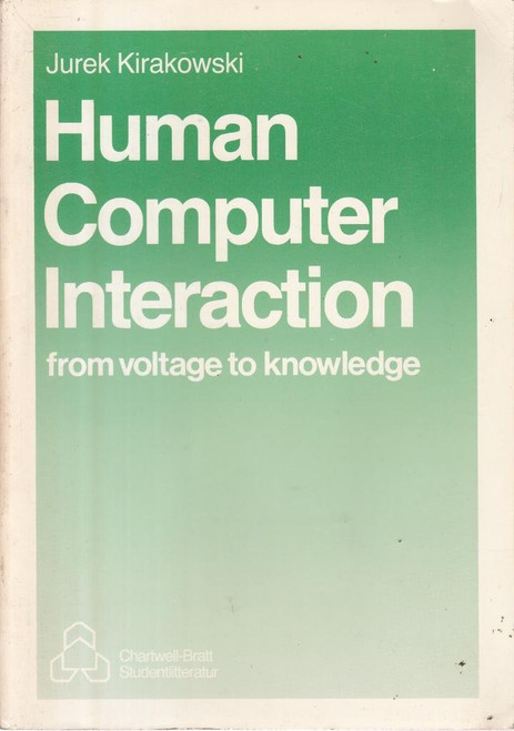 Jurek Kirakowski / Human/Computer Interaction (Large Paperback)